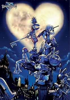 Amazon.co.jp: KINGDOM HEARTS ウォールスクロールポスター